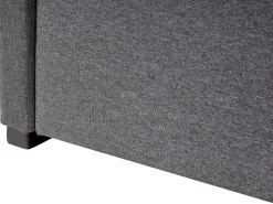 Beliani Sohvasanky Kangas Lisavuode Tummanharmaa 90 X 200 Cm Marmande Flash Sale