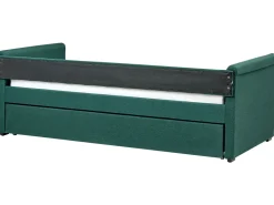 Beliani Sohvasanky Kangas Lisavuode Tummanvihrea 90 X 200 Cm Libourne Fashion