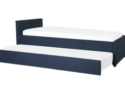 Beliani Sohvasanky Kangas Lisavuode Laivastonsininen 80 X 200 Cm Marmande New