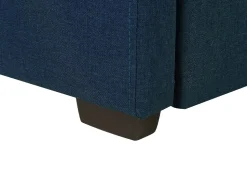 Beliani Sohvasanky Kangas Lisavuode Laivastonsininen 80 X 200 Cm Marmande New