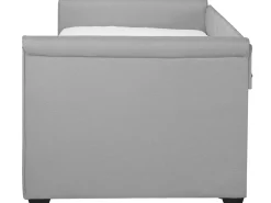 Beliani Sohvasanky Kangas Lisavuode Vaaleanharmaa 90 X 200 Cm Libourne Outlet