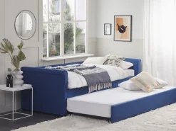 Beliani Sohvasanky Kangas Lisavuode Laivastonsininen 80 X 200 Cm Libourne Fashion