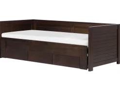 Beliani Sohvasanky Levitettava Säilytystila Tummanruskea 90/180 X 200 Cm Cahors Best