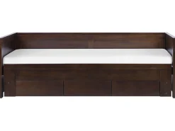 Beliani Sohvasanky Levitettava Säilytystila Tummanruskea 90/180 X 200 Cm Cahors Best