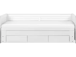 Beliani Sohvasanky Levitettava Säilytystila Valkoinen 90/180 X 200 Cm Cahors Online