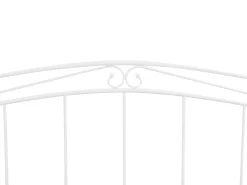 Beliani Sohvasanky Metalli Levitettava Valkoinen 90/180 X 200 Cm Tulle Fashion