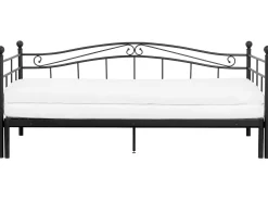 Beliani Sohvasanky Metalli Levitettava Musta 90/180 X 200 Cm Tulle Shop