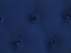 Beliani Sohvasanky Sametti Lisavuode Laivastonsininen 90 X 200 Cm Gassin Shop