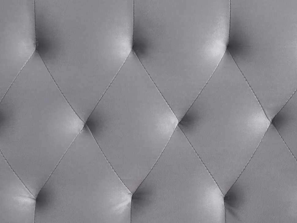 Beliani Sohvasanky Sametti Lisavuode Vaaleanharmaa 90 X 200 Cm Montargis Clearance