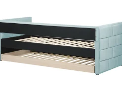 Beliani Sohvasanky Sametti Lisavuode Mintunvihrea 90 X 200 Cm Chavonne Best Sale