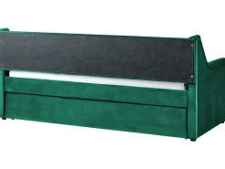 Beliani Sohvasanky Sametti Lisavuode Smaragdinvihrea 90 X 200 Cm Montargis Best Sale