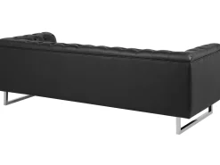 Beliani Sohvasetti Musta Vissland New