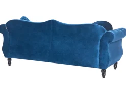 Beliani Sohvasetti Samettinen Sininen Skien Cheap