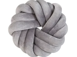 Beliani Solmutyyny 30 X 30 Cm Samettinen Harmaa Kimalteella Akola Best