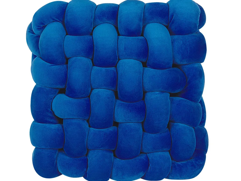 Beliani Solmutyyny 30 X 30 Cm Sininen Sirali Shop