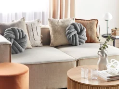 Beliani Solmutyyny Buklee Harmaa 31 X 31 Cm Akola Sale