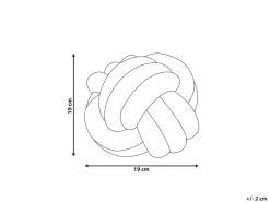 Beliani Solmutyyny Buklee Sinapinkeltainen 19 Cm Malni Best