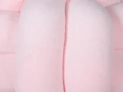 Beliani Solmutyyny Sametti Vaaleanpunainen 20 X 20 Cm Malni Outlet