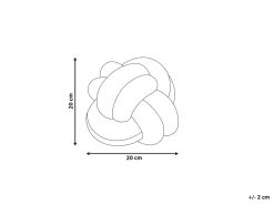 Beliani Solmutyyny Sametti Vaaleanpunainen 20 X 20 Cm Malni Outlet