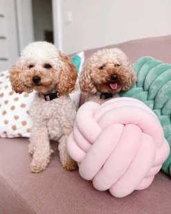 Beliani Solmutyyny Sametti Vaaleanpunainen 30 X 30 Cm Malni New