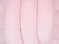 Beliani Solmutyyny Sametti Vaaleanpunainen 30 X 30 Cm Malni New