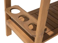 Beliani Tarjoiluvaunu Akaasia Vaalea Puu Sassari Cheap