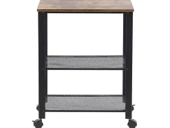 Beliani Tarjoiluvaunu Tumma Puu/Musta Bolzano Shop