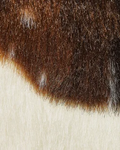 Beliani Tekotalja Ruskea/Valkoinen 60 X 90 Cm Nambung Cheap