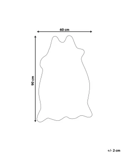 Beliani Tekotalja Ruskea/Valkoinen 60 X 90 Cm Nambung Cheap