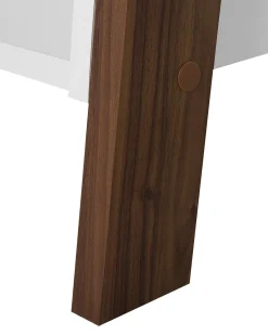 Beliani Tikashylly 5 Hyllya Tumma Puu/Valkoinen Mobile Duo Sale