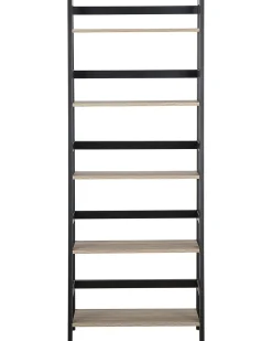 Beliani Tikashylly 5 Hyllya Vaalea Puu/Musta Croydon Discount