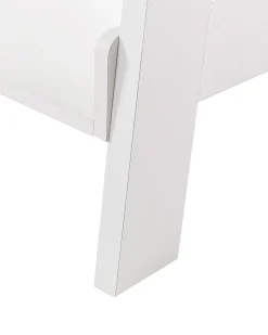 Beliani Tikashylly 5 Hyllya Valkoinen Mobile Duo Fashion