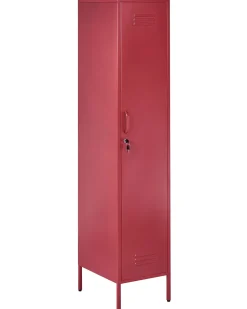 Beliani Toimistokaappi Teras 5 Hyllya Punainen Frome Shop