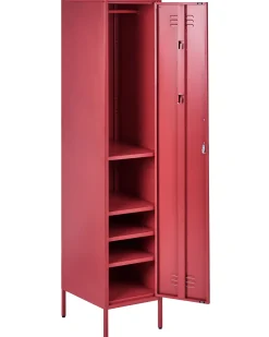 Beliani Toimistokaappi Teras 5 Hyllya Punainen Frome Shop