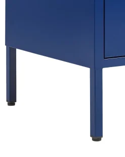 Beliani Toimistokaappi Teras 3 Laatikkoa Laivastonsininen Wostok New