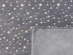 Beliani Torkkupeitto Kangas Harmaa 130 X 180 Cm Alazeya New