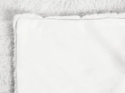 Beliani Torkkupeitto Kangas Luonnonvalkoinen 200 X 220 Cm Chaab Fashion