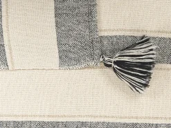 Beliani Torkkupeitto Puuvilla Beige/Harmaa 130 X 170 Cm Cayir Best