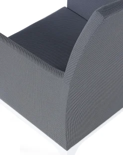 Beliani Tummanharmaa Alumiininen Puutarhatuoli 8 Kpl Bacoli Best