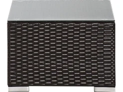 Beliani Tummanruskea 8-Istuttava Ulkosohvaryhma Pe-Rottingista Xxl Shop