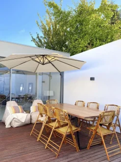 Beliani Tuoli Bambu Kokoontaitettava Ruskea 4 Kpl Trentor Cheap