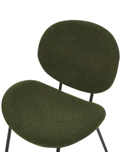 Beliani Tuoli Buklee Tummanvihrea 2 Kpl Luana Flash Sale