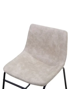 Beliani Tuoli Kangas Beige 2 Kpl Batavia Sale