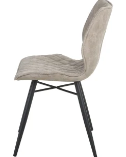 Beliani Tuoli Kangas Beige 2 Kpl Lisle New