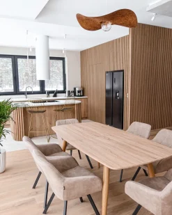 Beliani Tuoli Kangas Beige 2 Kpl Monee Clearance