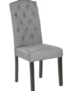 Beliani Tuoli Kangas Harmaa 2 Kpl Shirley Outlet