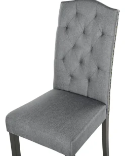 Beliani Tuoli Kangas Harmaa 2 Kpl Shirley Outlet