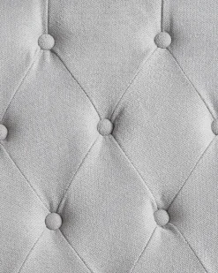 Beliani Tuoli Kangas Harmaa 2 Kpl Velva Clearance