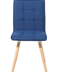 Beliani Tuoli Kangas Laivastonsininen 2 Kpl Brooklyn Discount