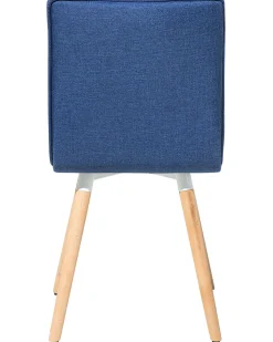 Beliani Tuoli Kangas Laivastonsininen 2 Kpl Brooklyn Discount